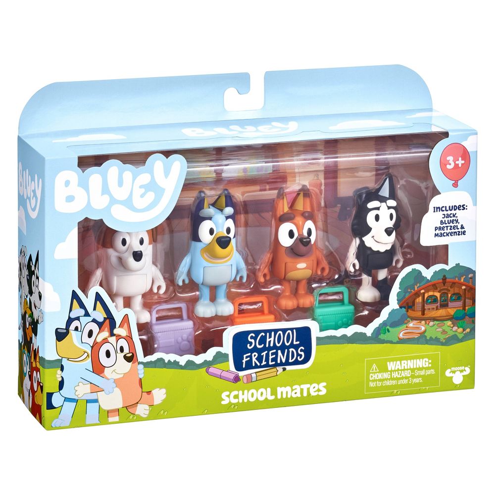 Bluey School Friends Figure 4 Pack