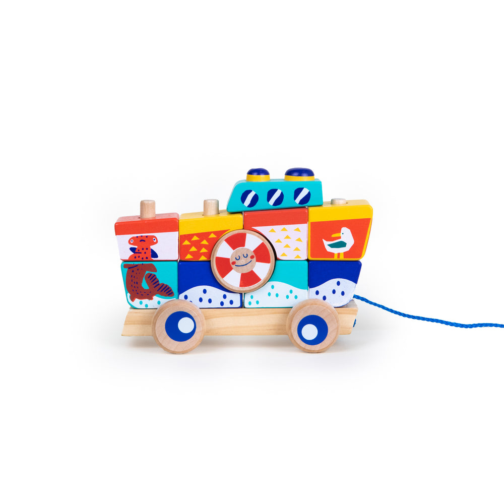 CAMP Stacking Pull Toy - Boat