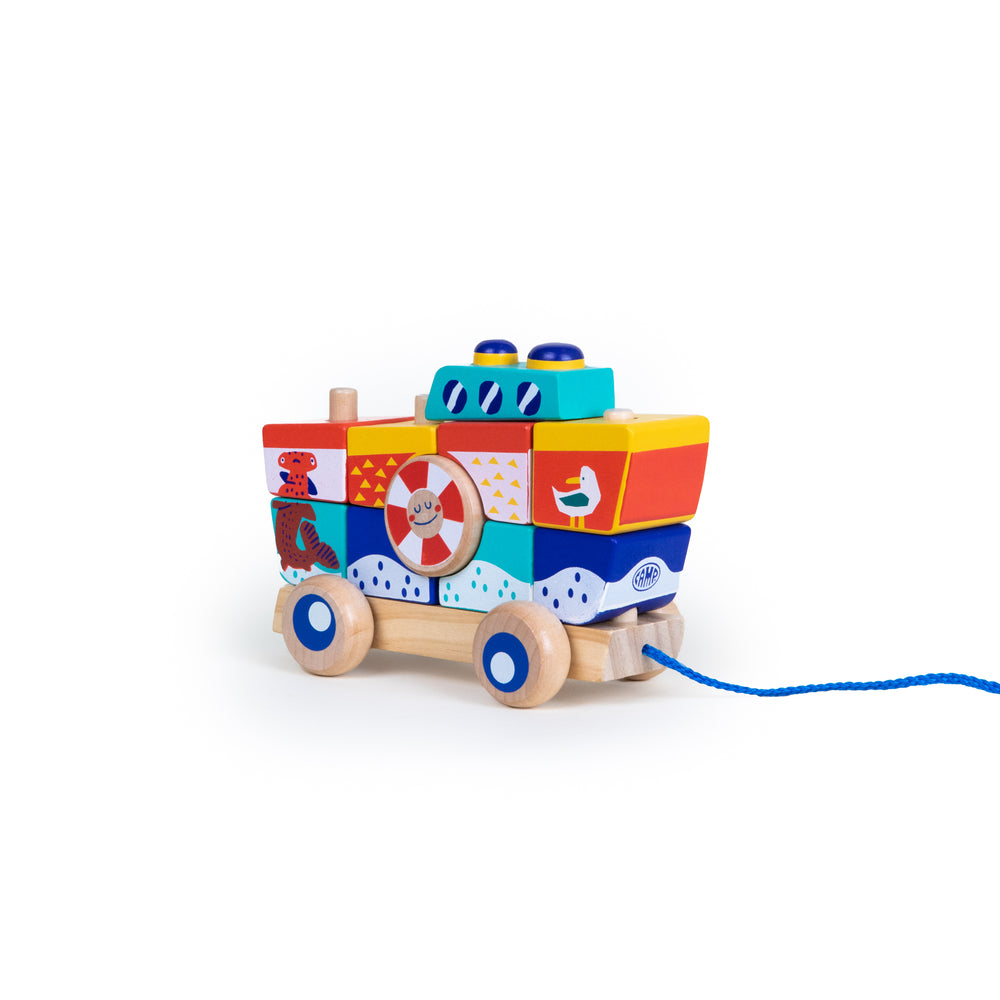 CAMP Stacking Pull Toy - Boat