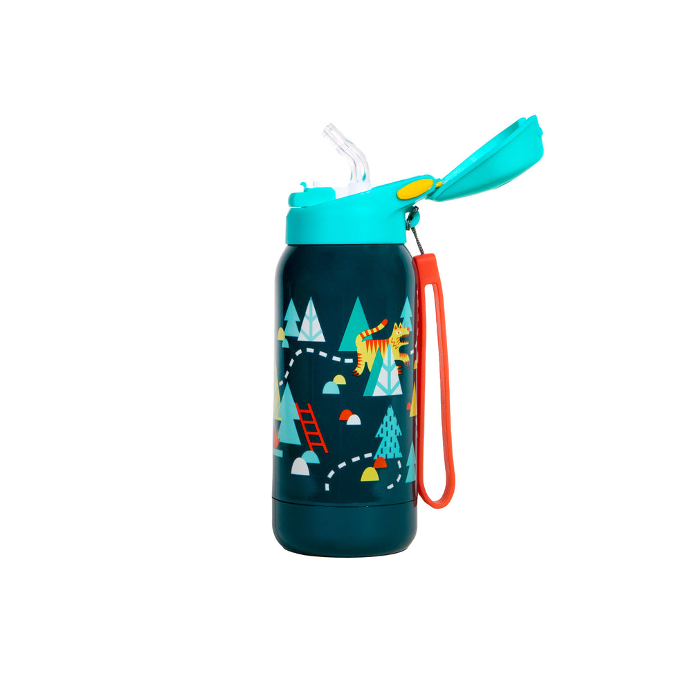 CAMP Kid Water Bottle-Green Basecamp