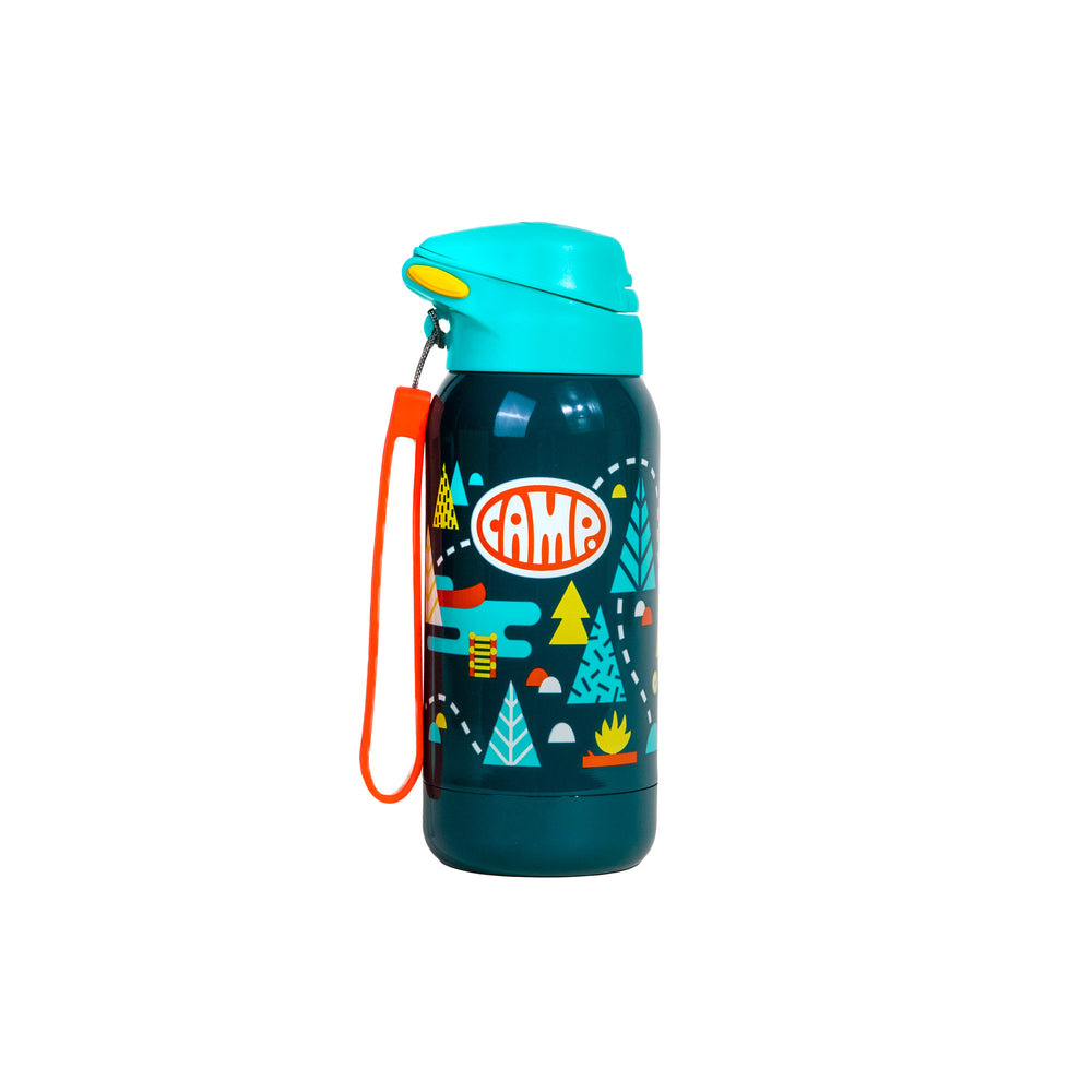 CAMP Kid Water Bottle-Green Basecamp