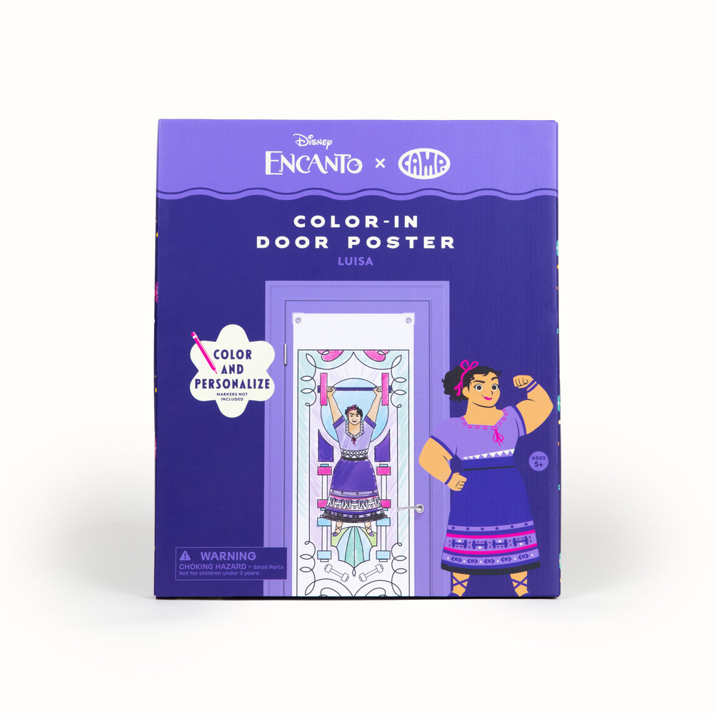 Disney Encanto x CAMP Luisa Color In Door Hanger