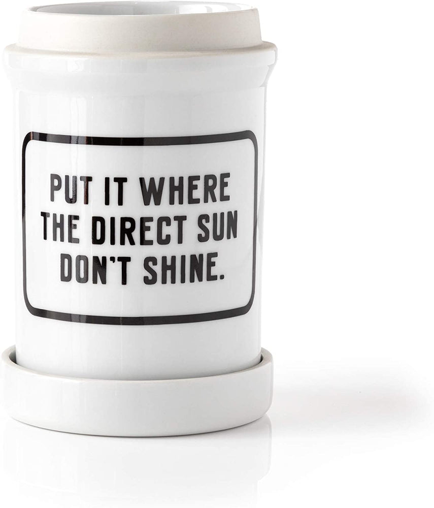 BM Put it where the direct sun dont shine pot