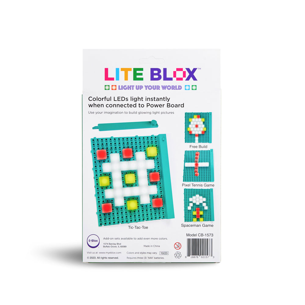 Lite Blox Tic-Tac-Toe Game Set