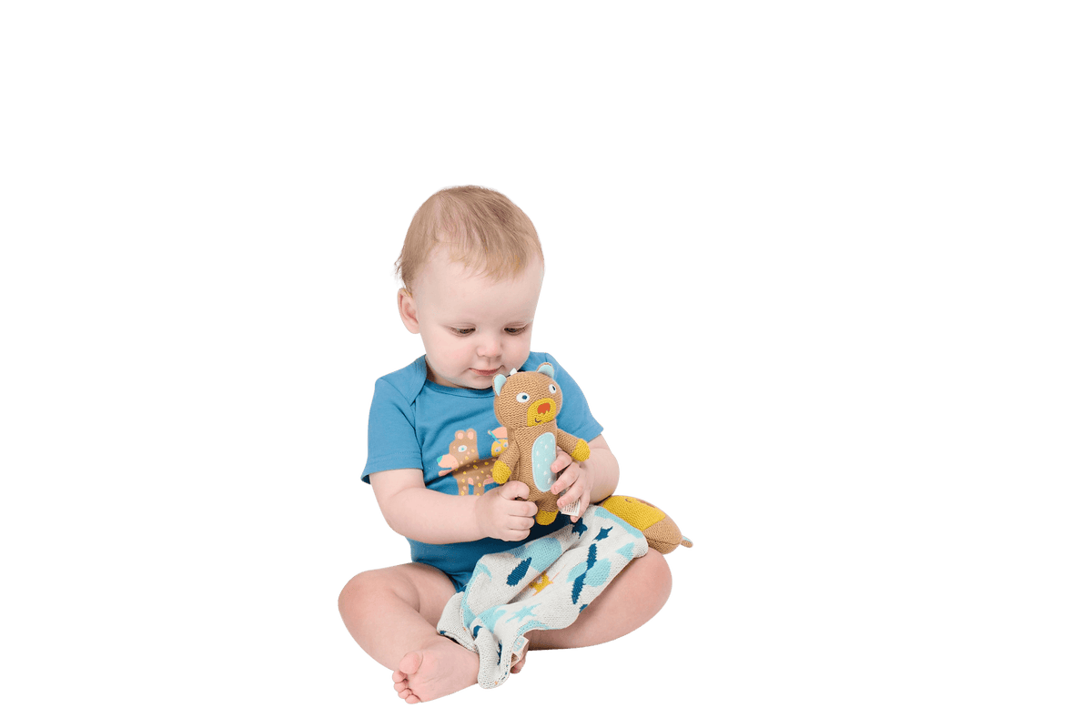 CAMP Bear Knit Rattle