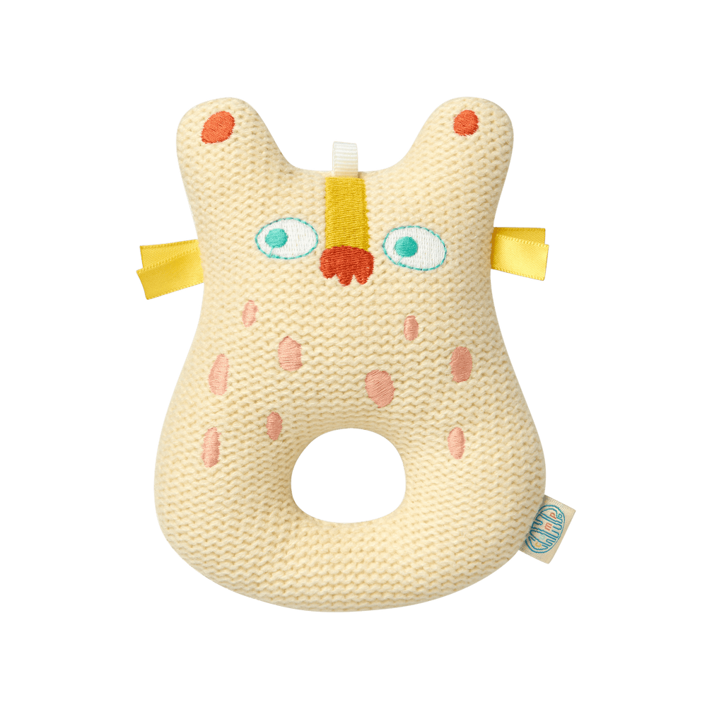 CAMP Leopard Knit Rattle